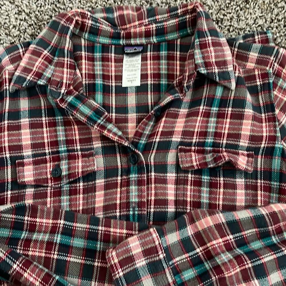Women's Long-Sleeved Organic Cotton Midweight Fjord Flannel Shirt